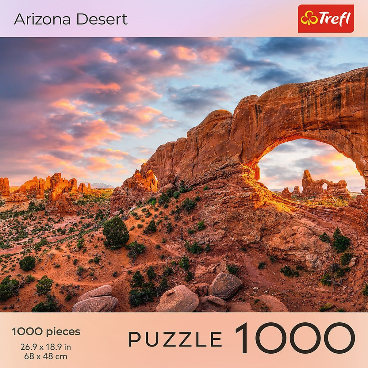 Red National Parks: Arizona Desert 1000 Piece Puzzle