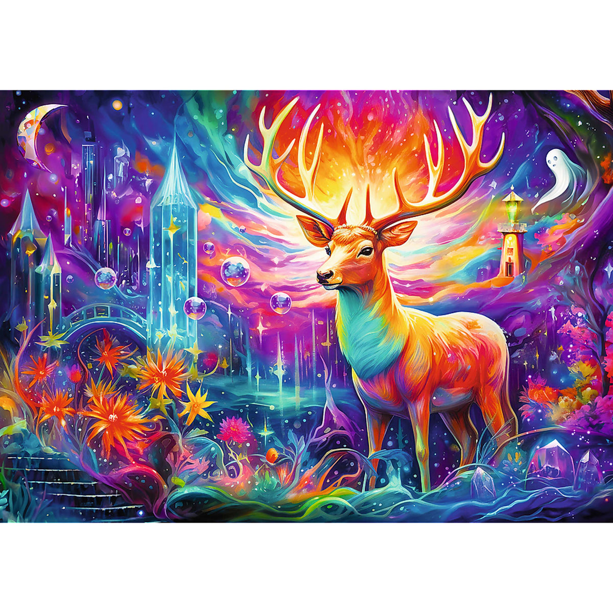 Dreamscapes - Mystical Deer 1000 Piece Puzzle