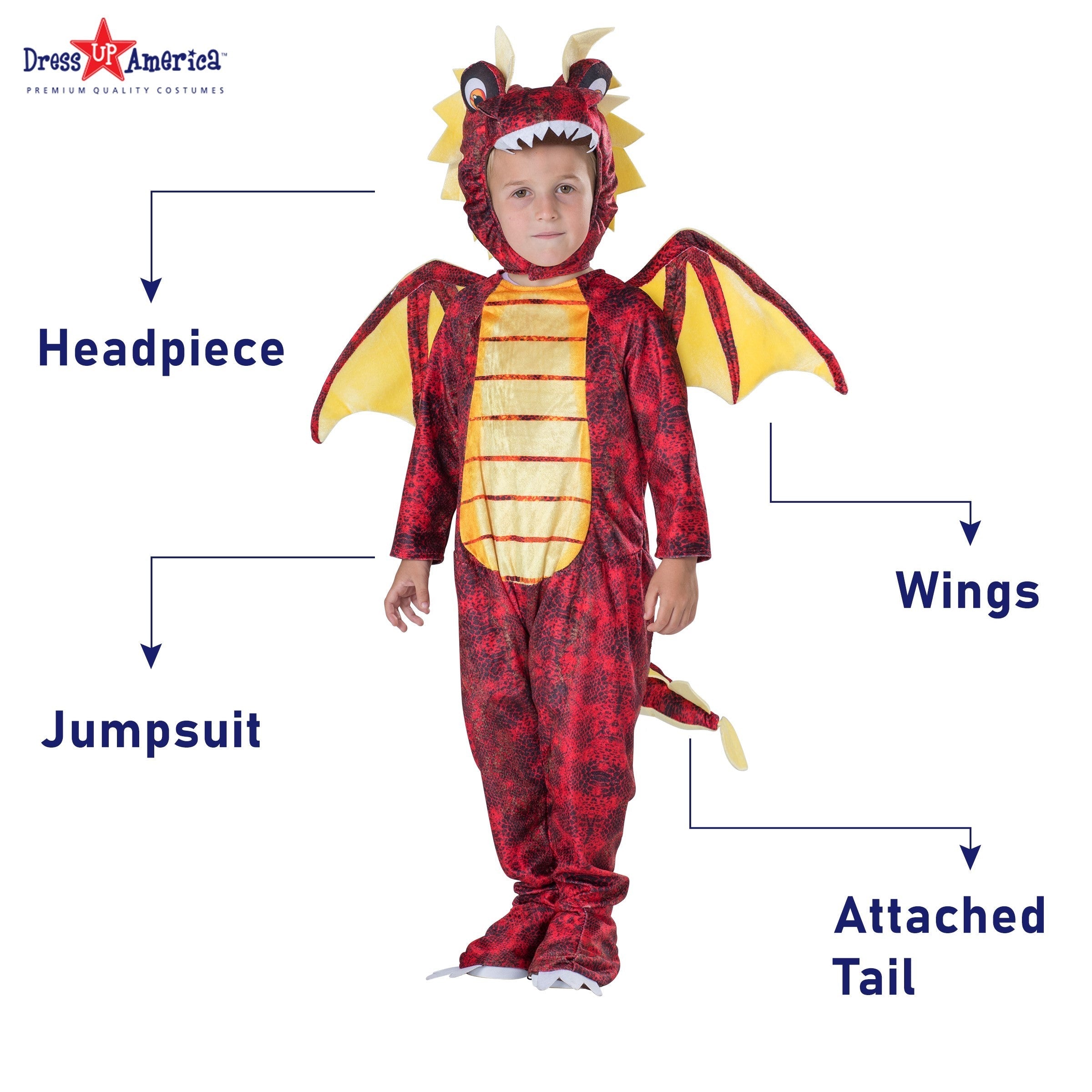 Dragon Costume For Toddlers - Kids