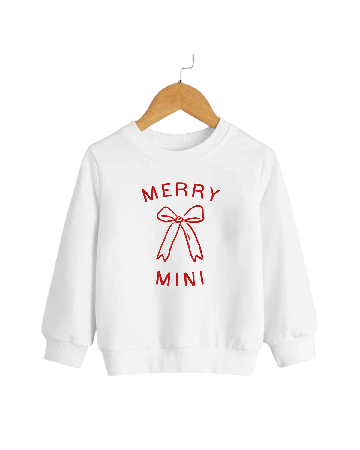 Merry Mini Bow Tee Or Sweatshirt