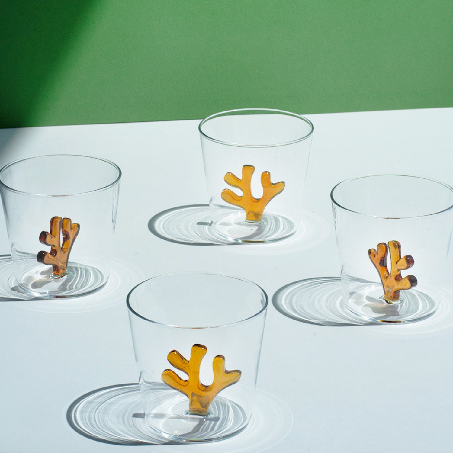 Whimsical Water Tumbler Glasses