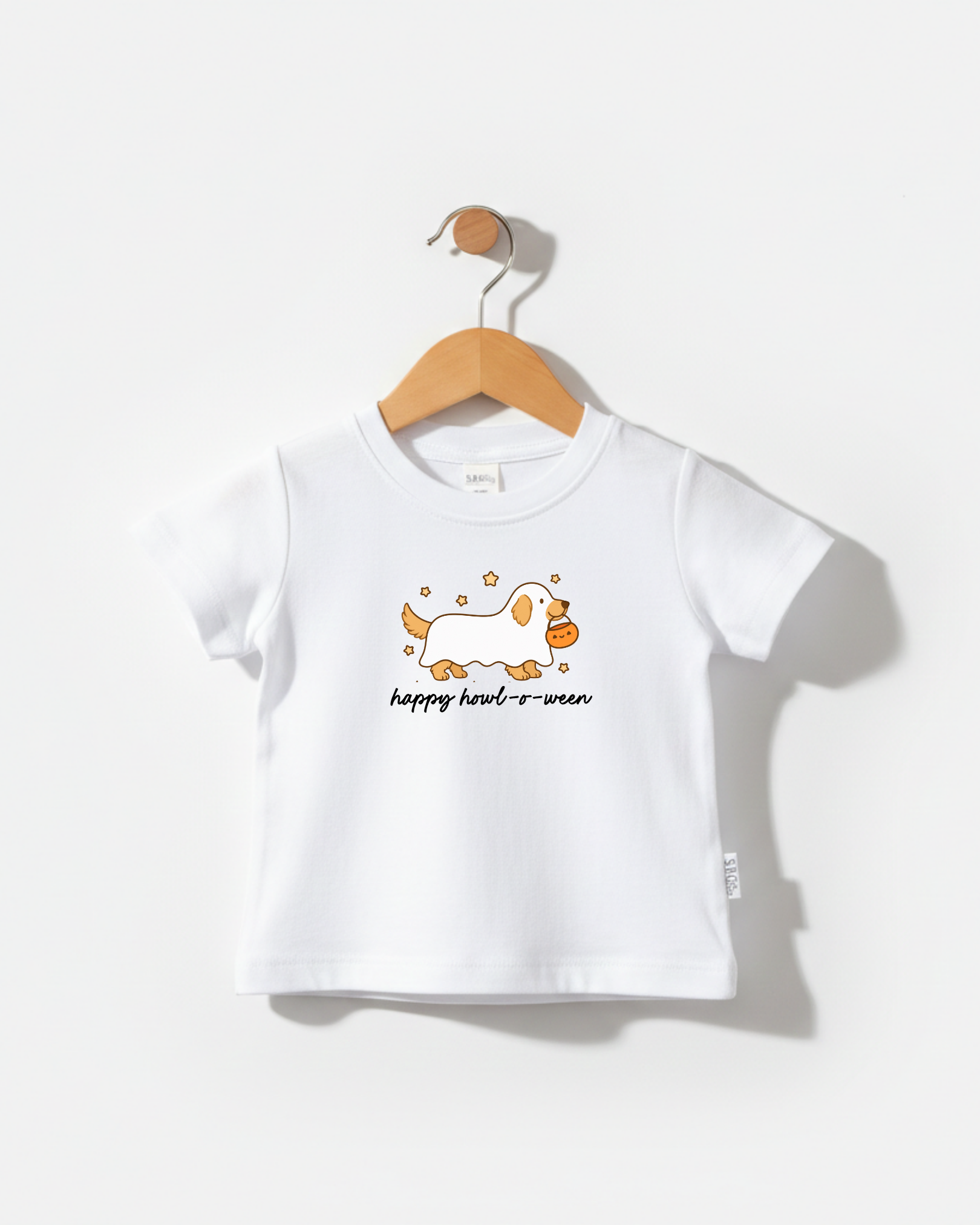 Happy Howl-o-ween Golden Retriever Kids Tee Or Sweatshirt