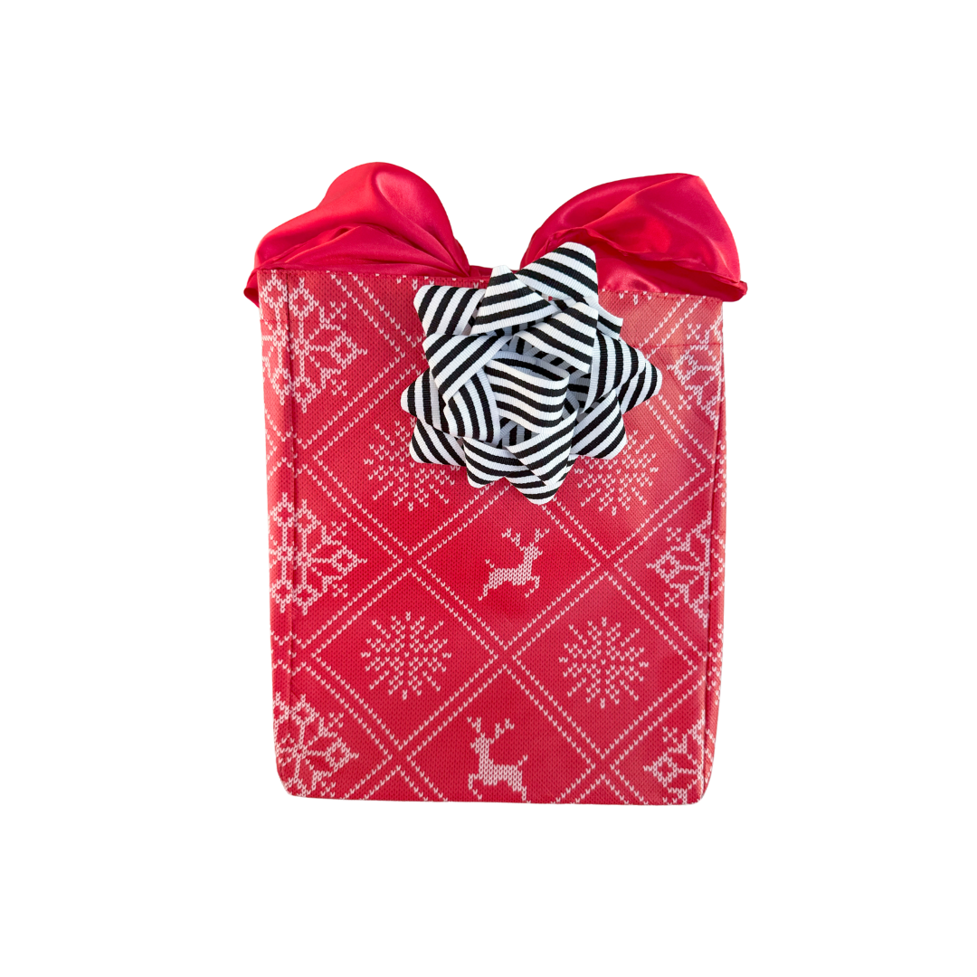 Everbow: Black (reusable Gift Wrap Bags – Sustainable, Foldable, Eco-friendly)