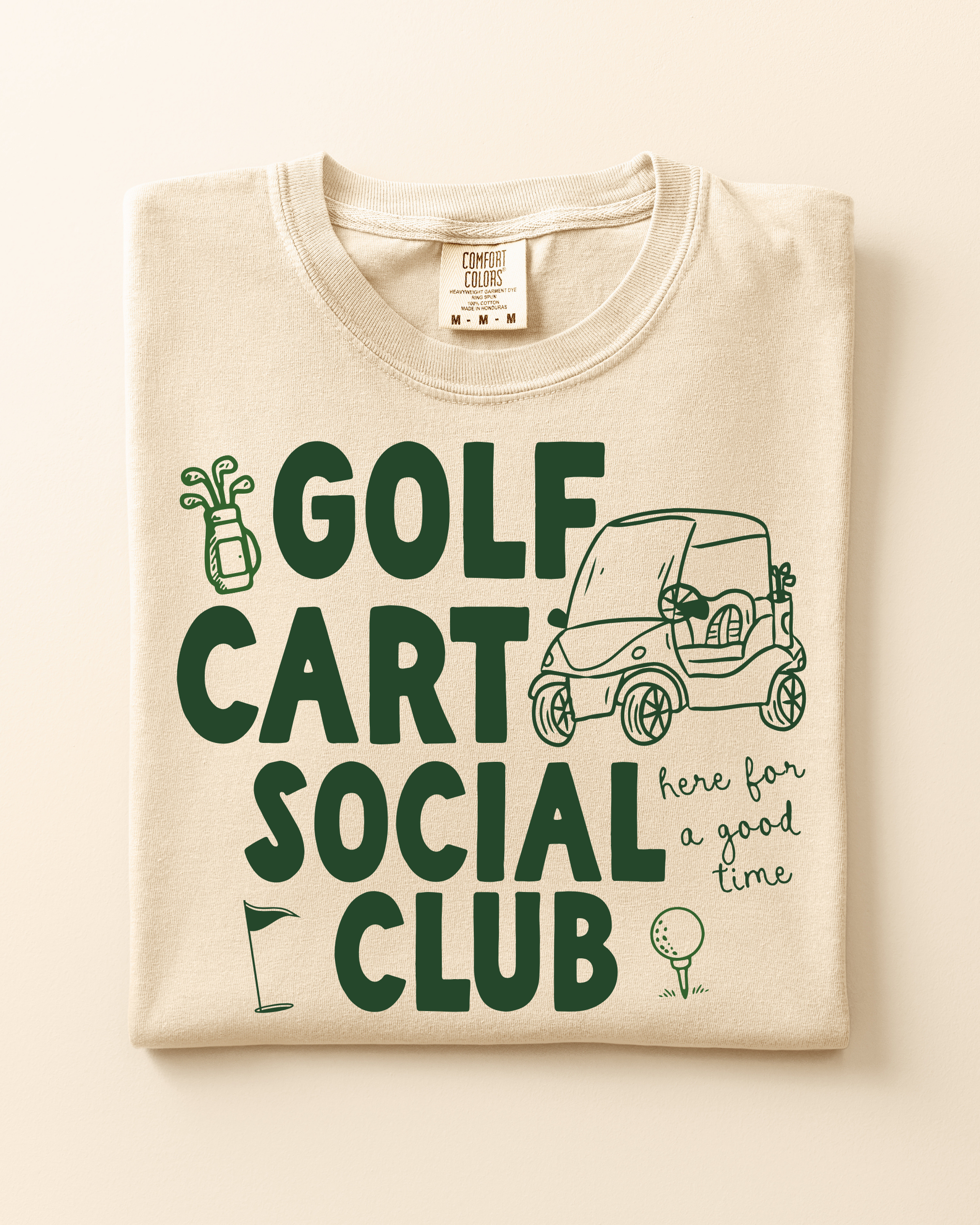 Golf Cart Social Club Tee