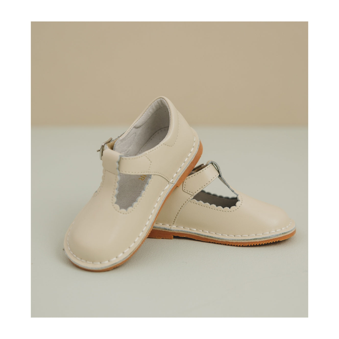 Selina Scalloped T-strap Mary Jane
