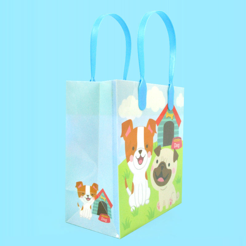 Dogs Party Favor Treat Bags - Set Of 6 Or 12