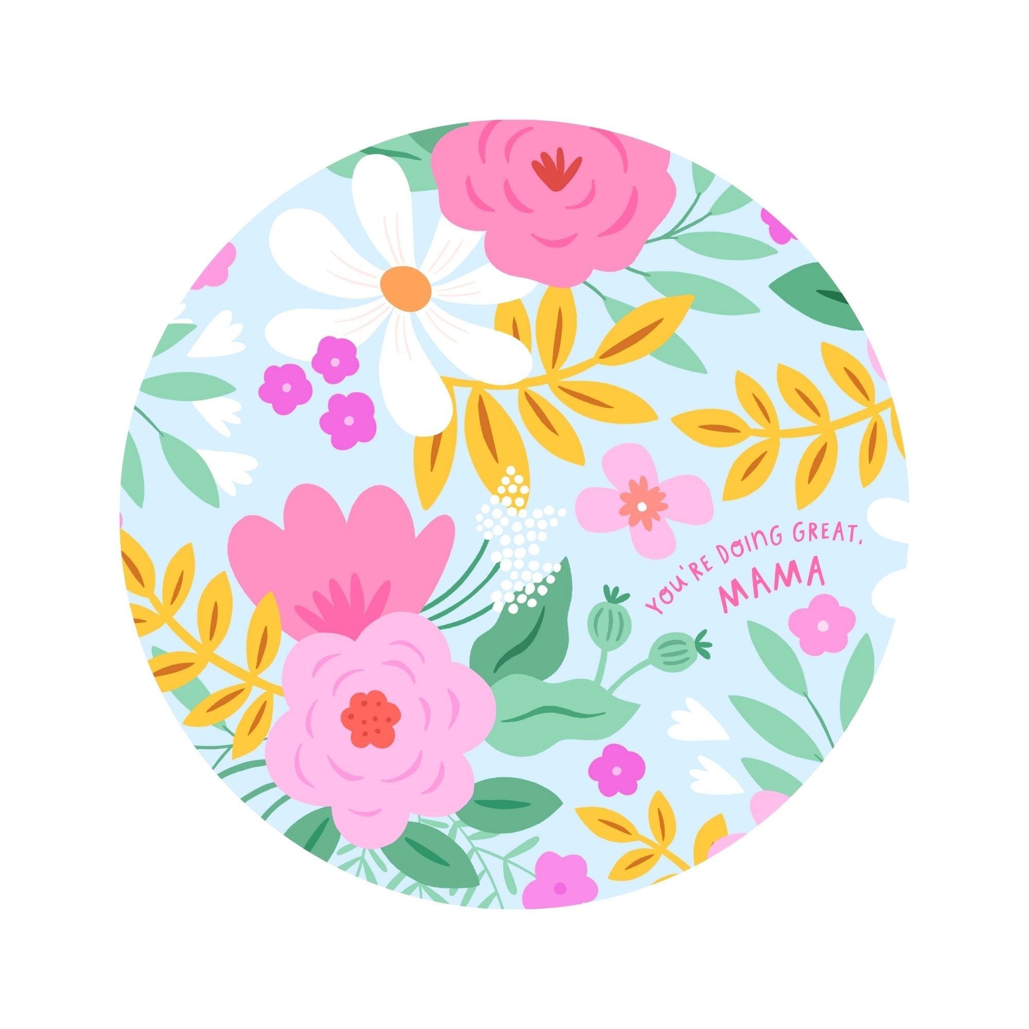 The Softknot Bow | Flower Power | "you're Doing Great, Mama"