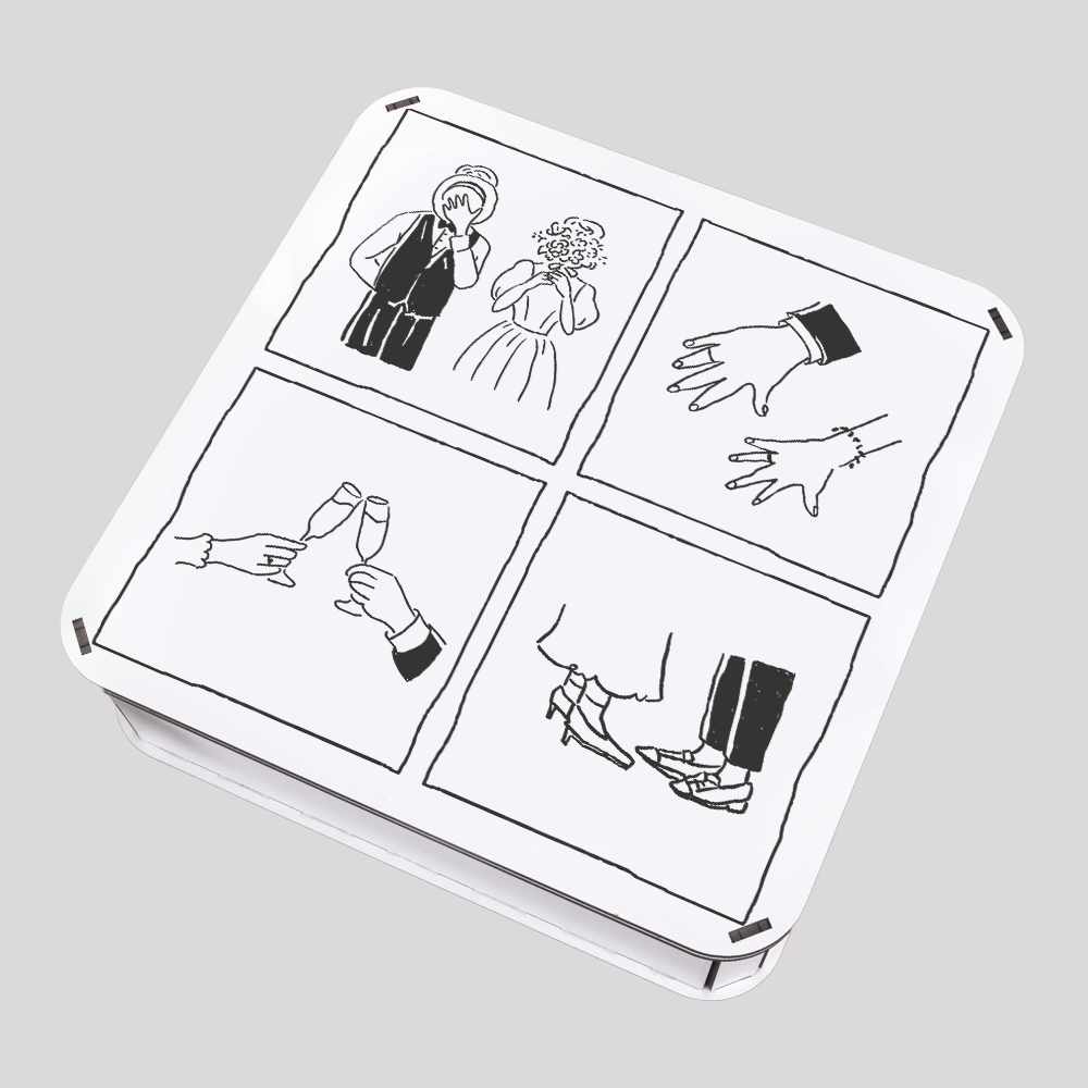Gift Boxes For Wedding Day Square