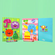 Monster Coloring Books With Crayons Party Favors - Set Of 6 Or 12