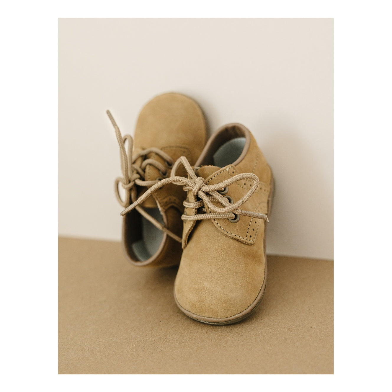 James Boy's Nubuck Leather Lace Up Shoe (baby)