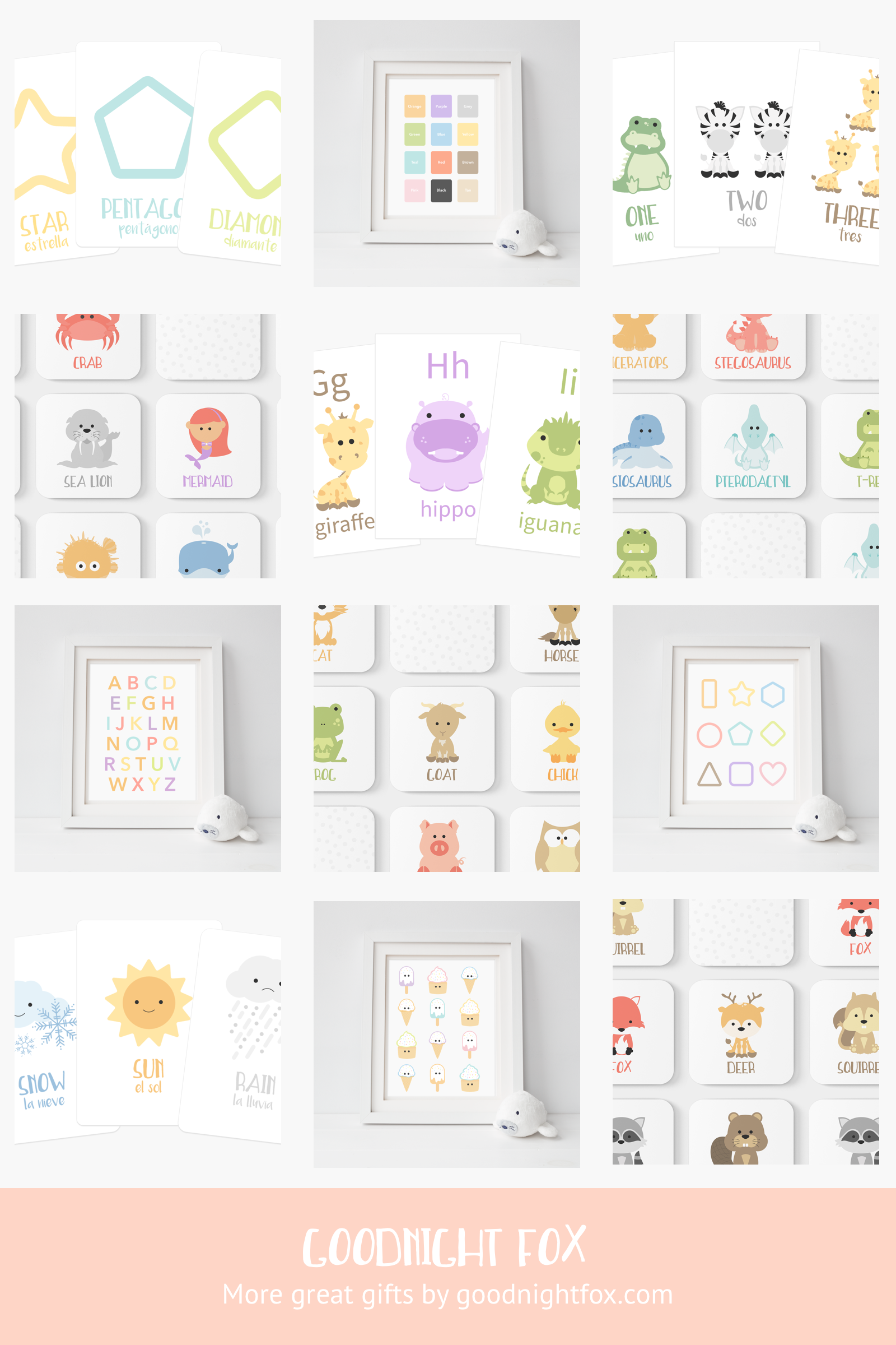 Woodland Animal Flashcards