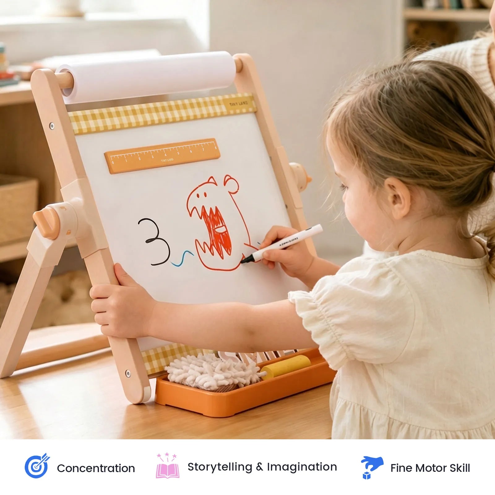 ® Double-sided Magnetic Tabletop Easel
