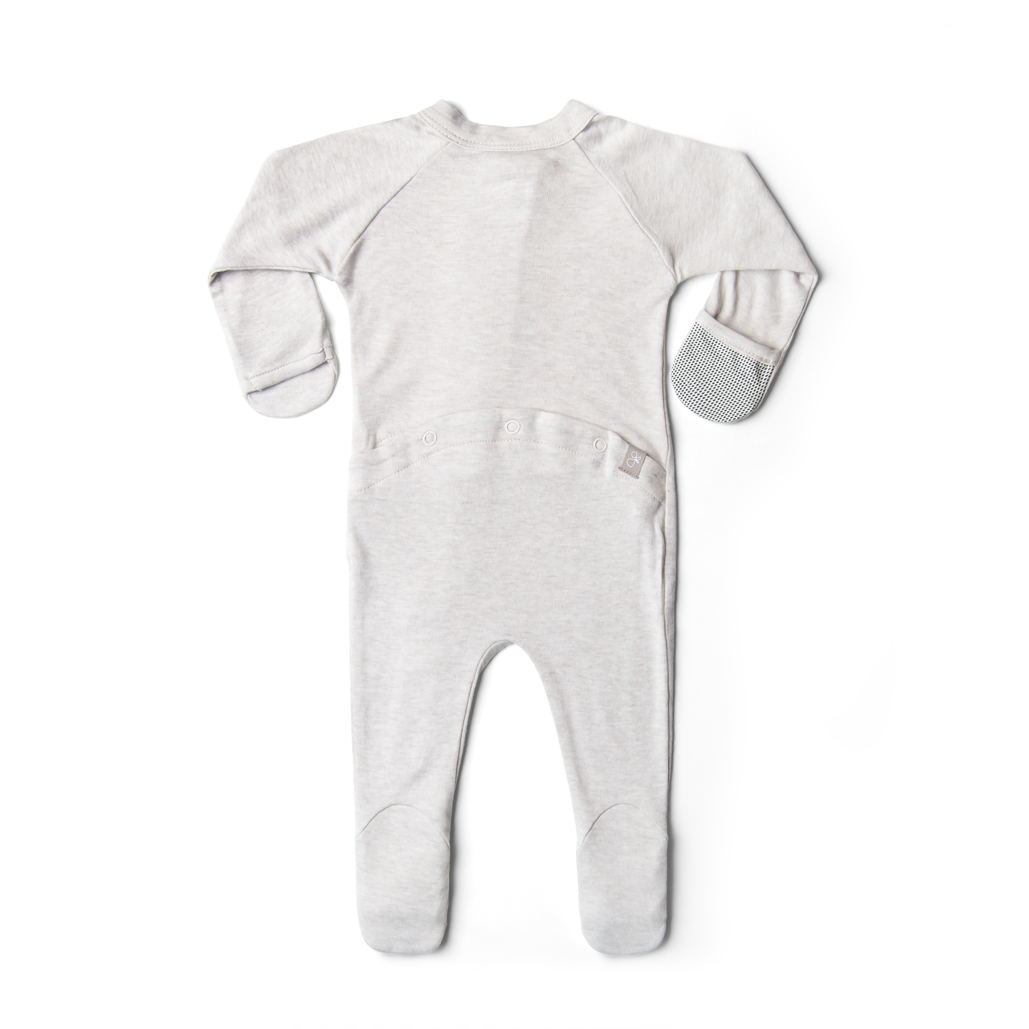 Grow With You Footie | Storm Gray