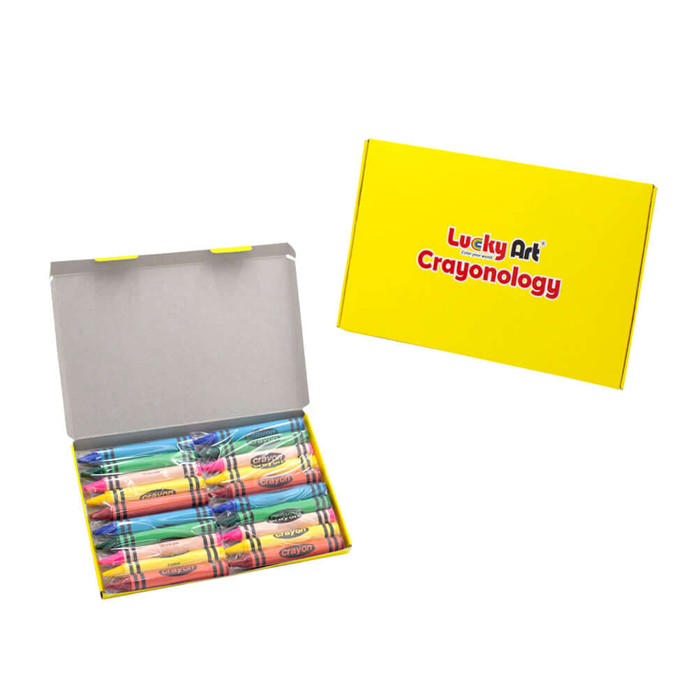 5 Color Jumbo Crayons 4 Sets