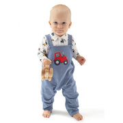 Tractor Henley With  Overalls