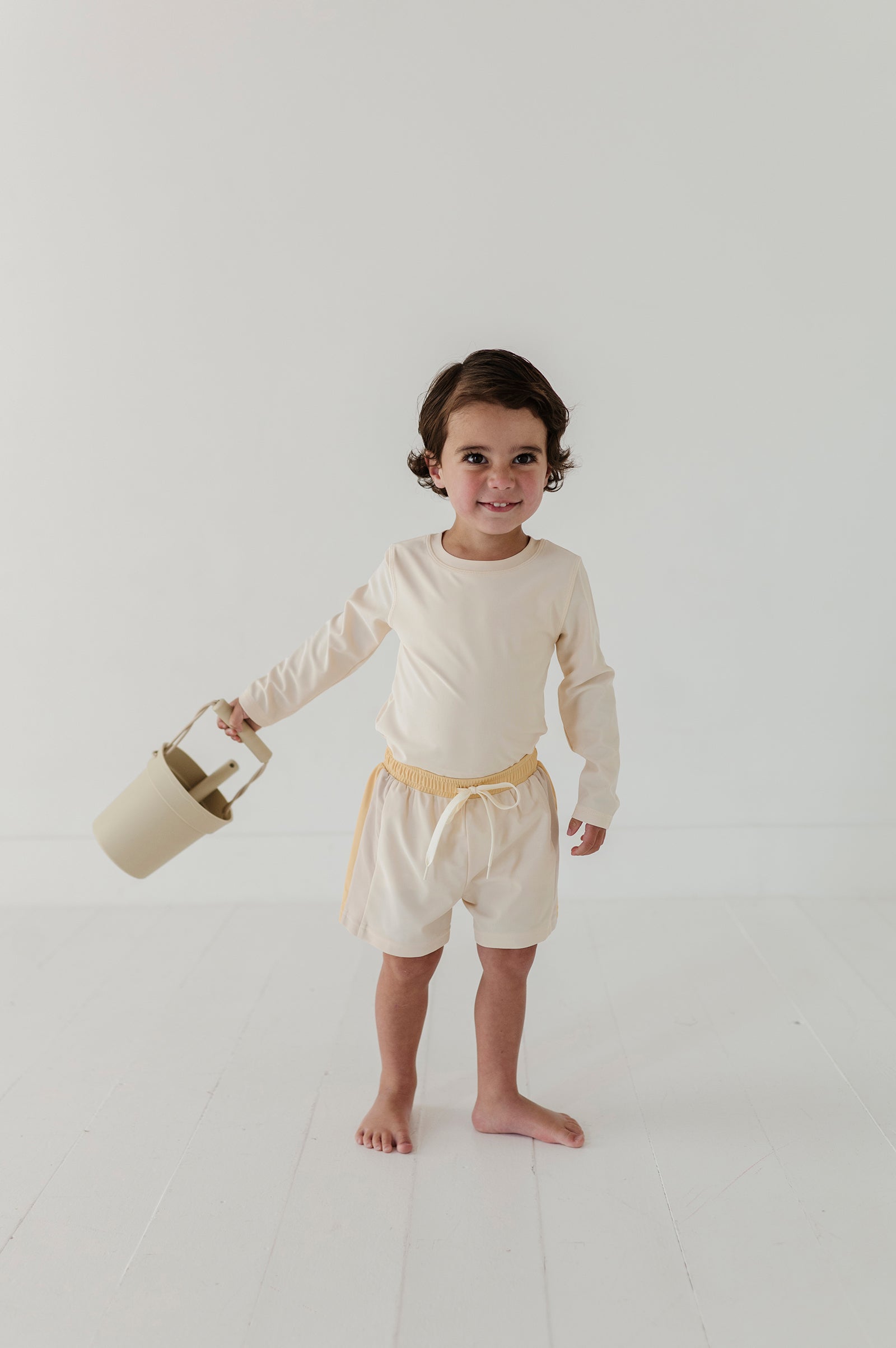 Boy's Colorblock Swim Shorts