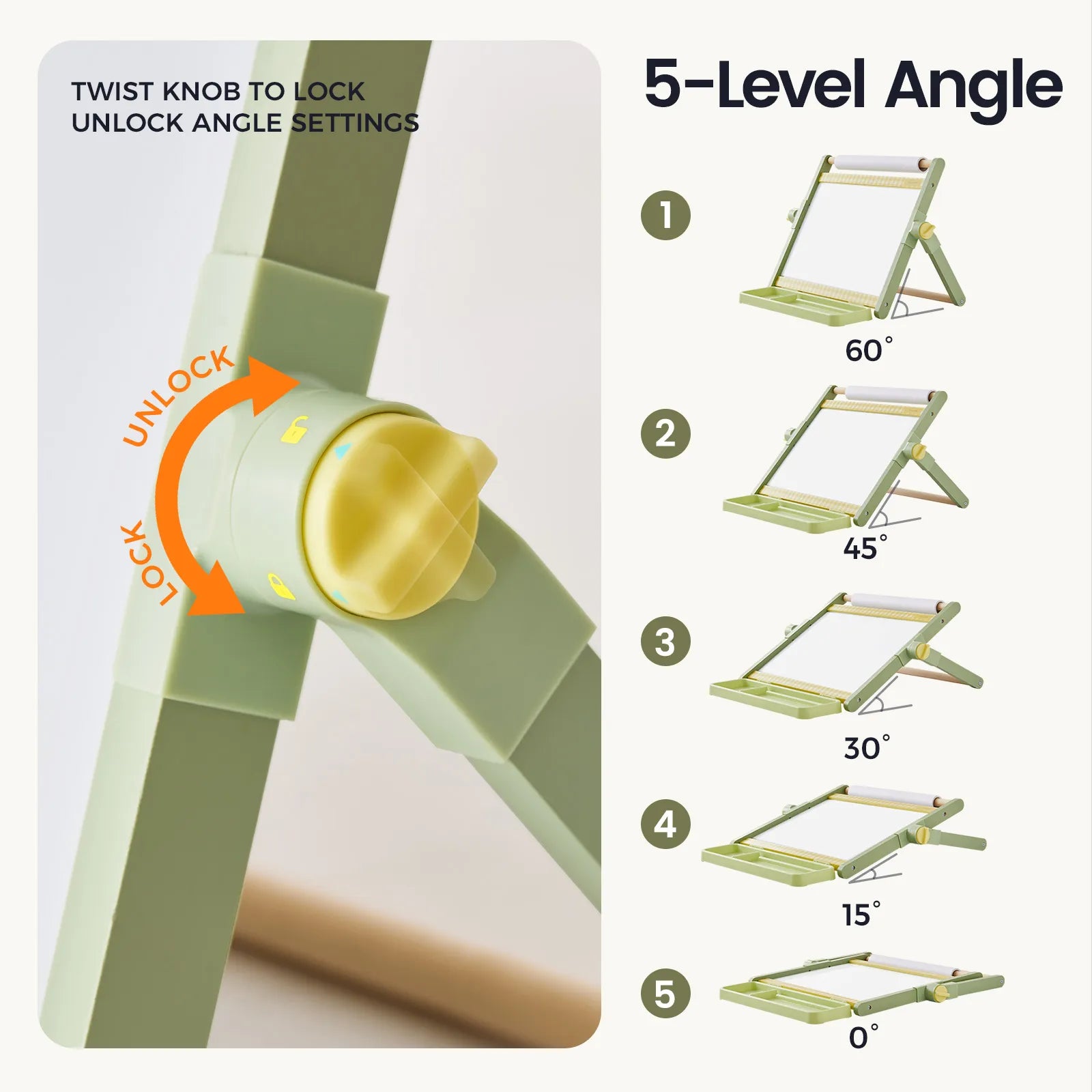 ® Double-sided Magnetic Tabletop Easel