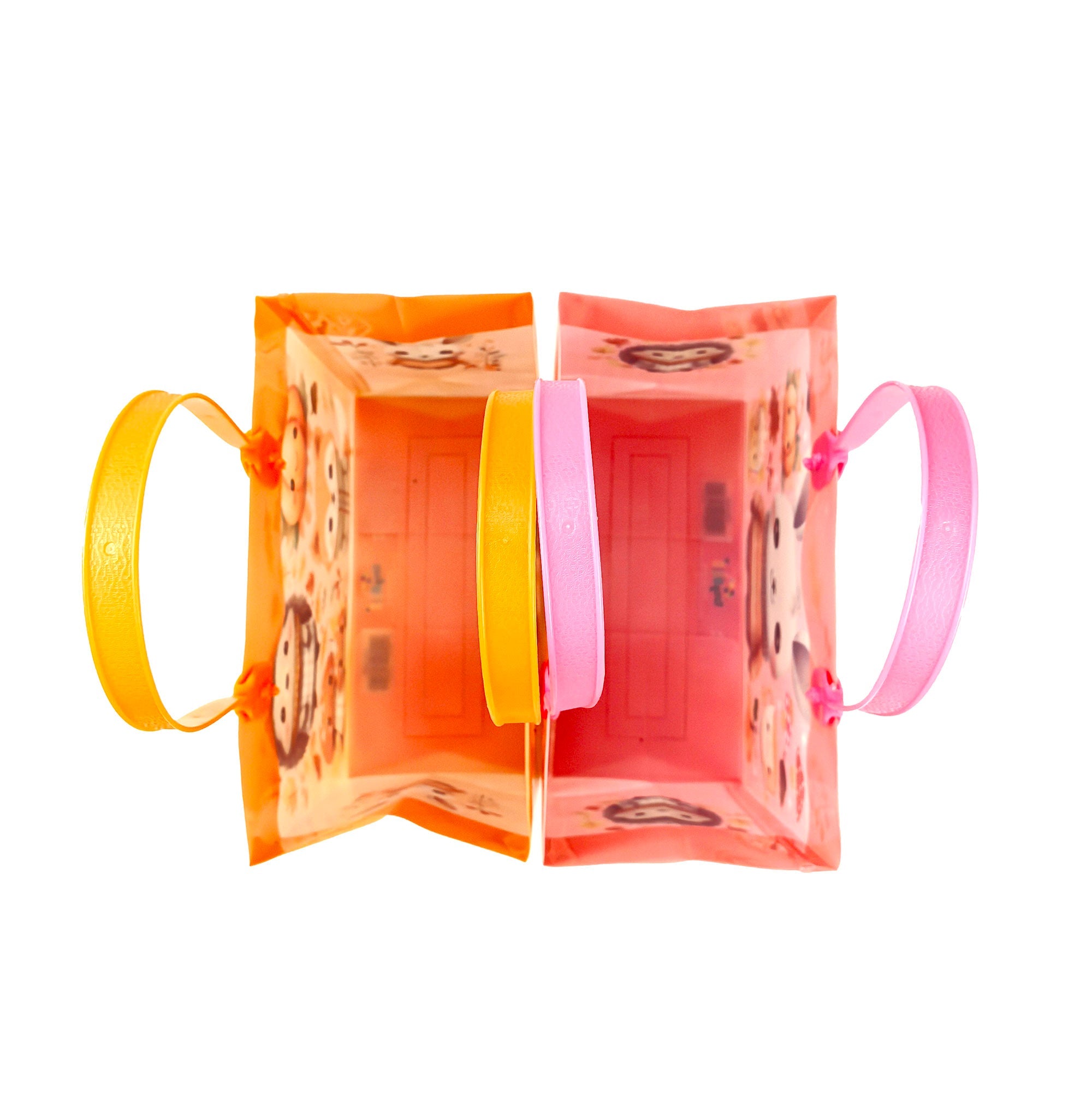 Autumn Cozy Animal Party Favor Treat Bags - Set Of 6 Or 12