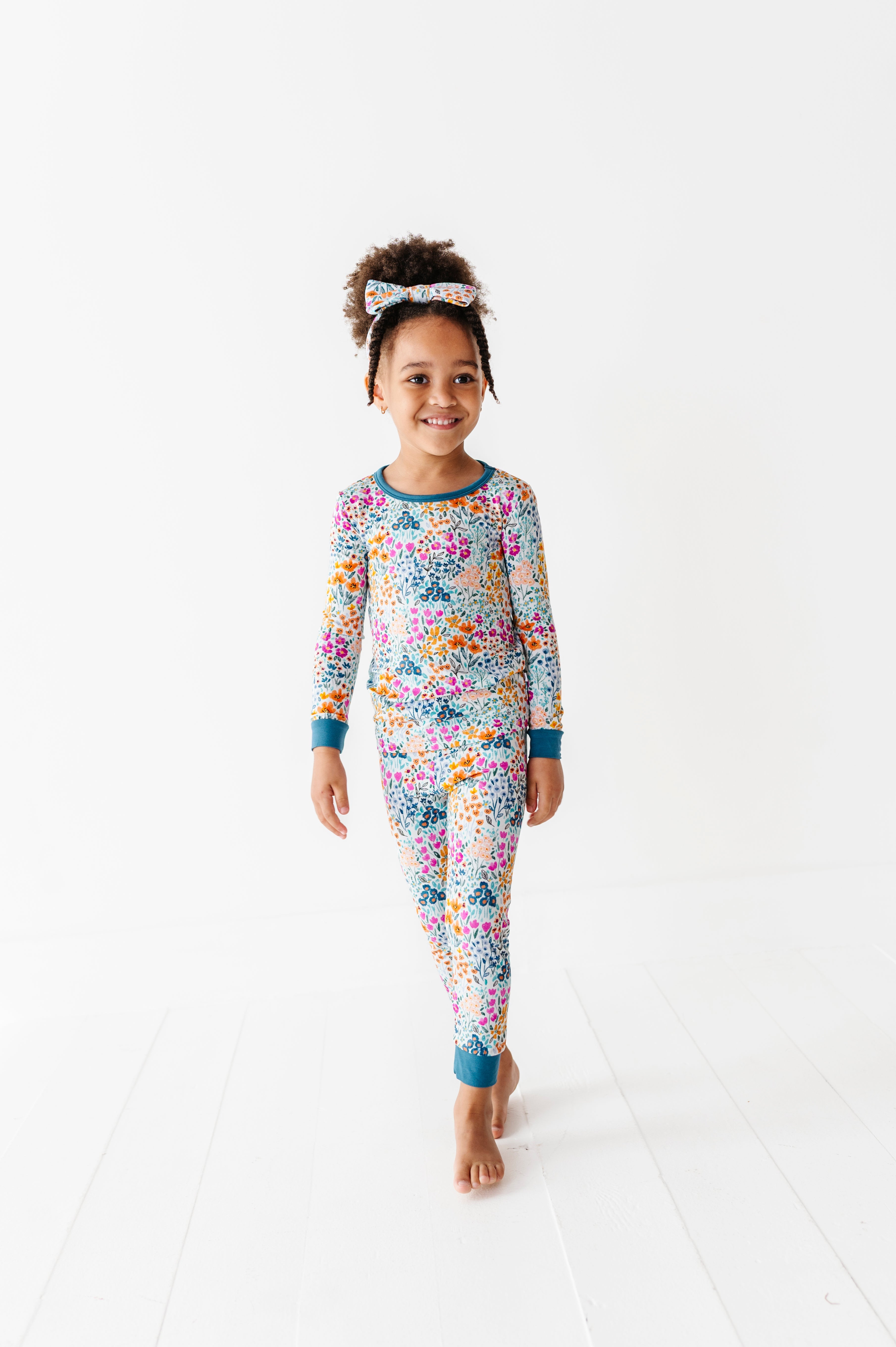 Whispering Wildflowers Long Sleeve Pj's