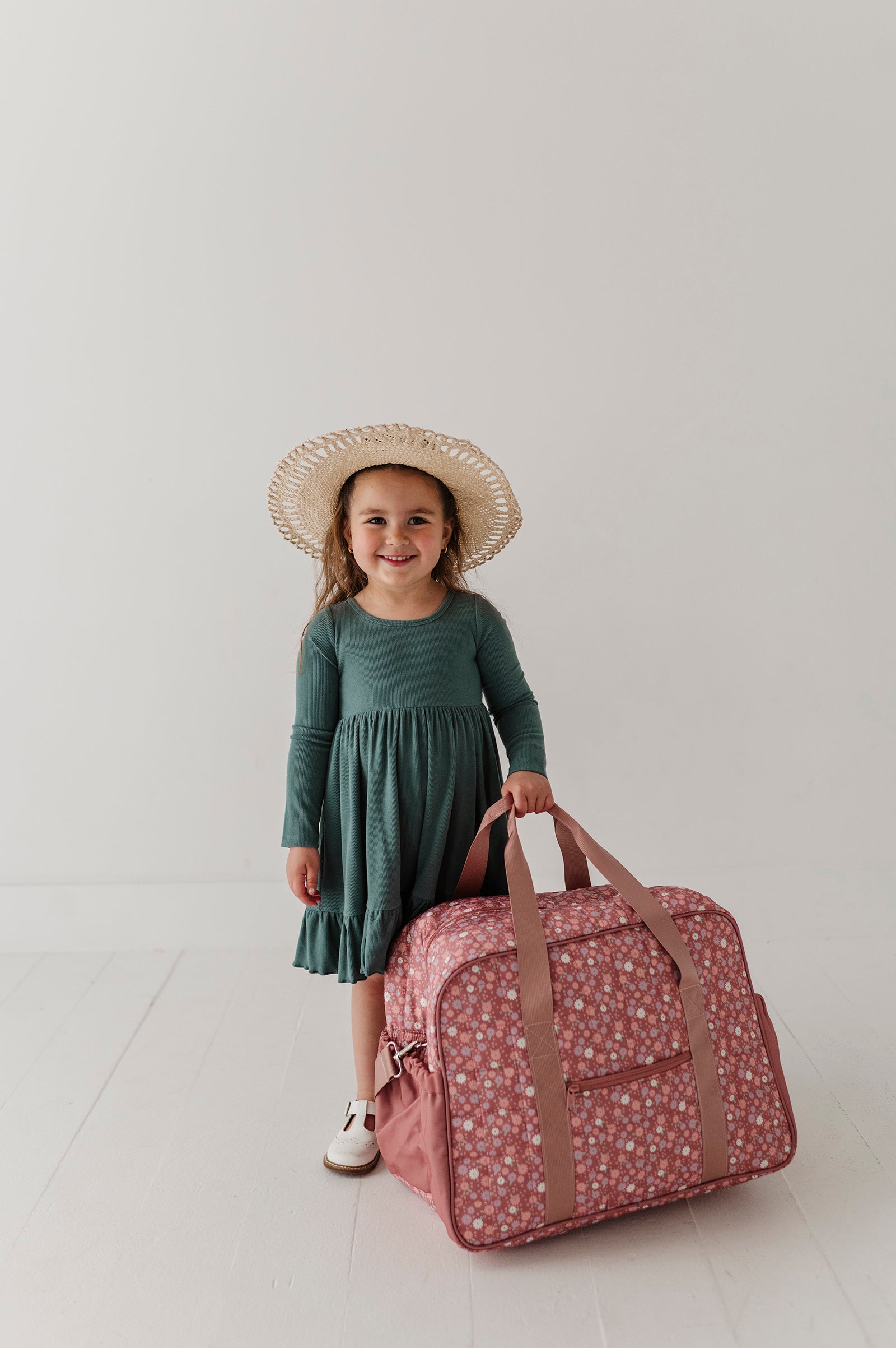 Overnight Bag In Tiny Petals