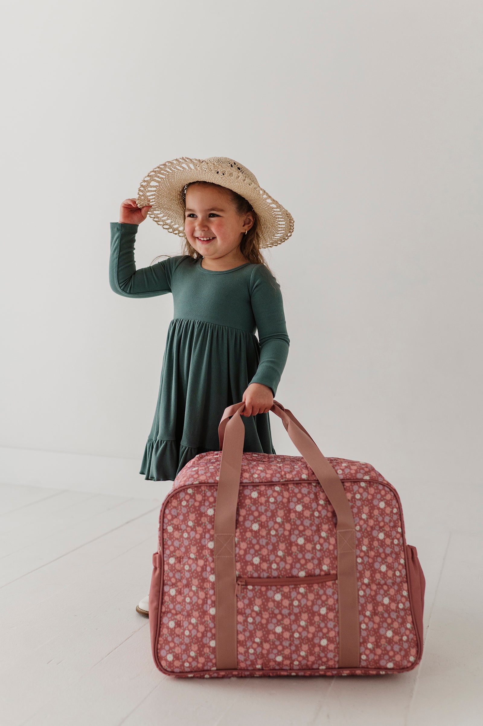 Overnight Bag In Tiny Petals