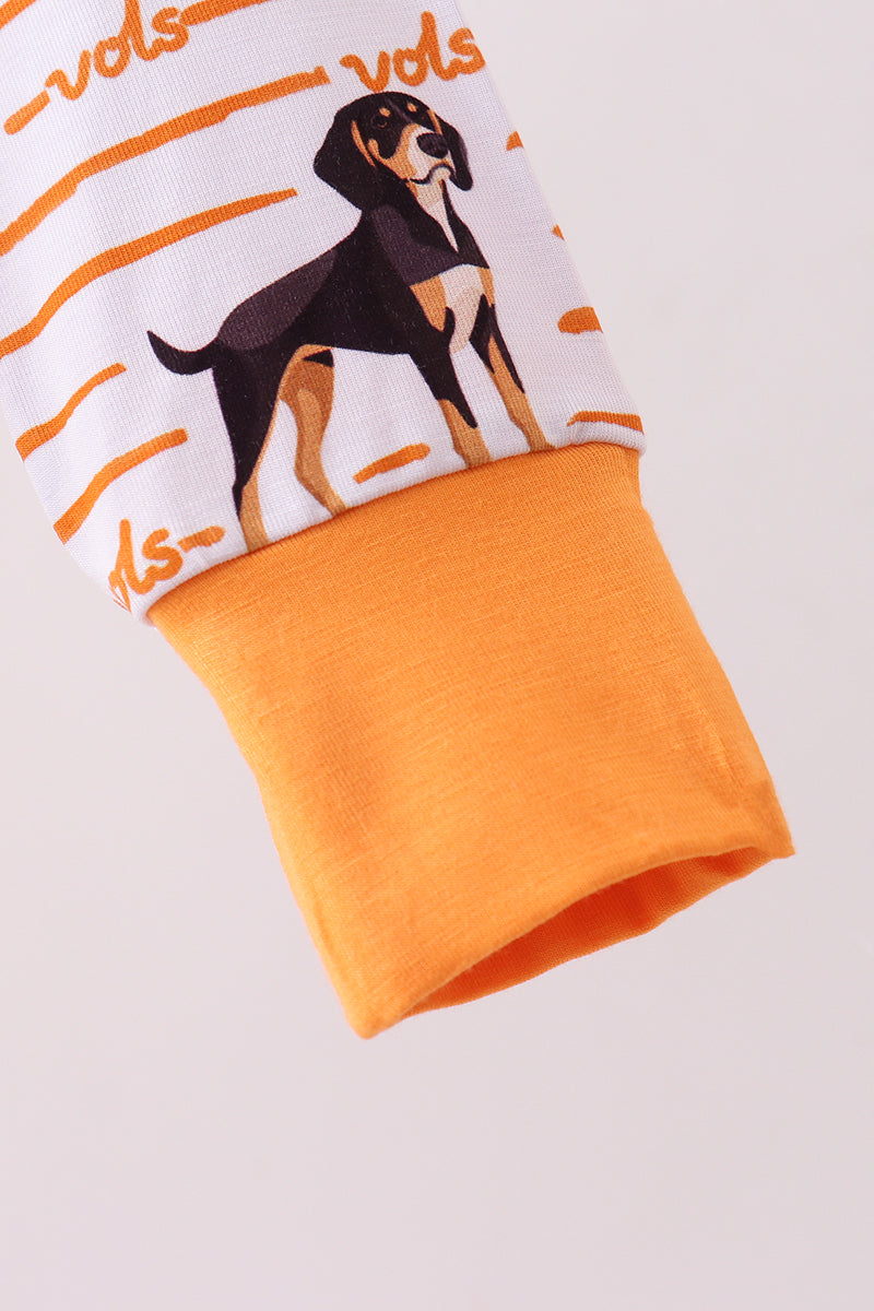 Tennessee Vols Bamboo Zipper Romper