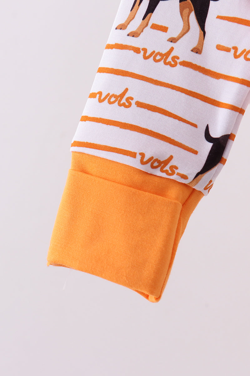 Tennessee Vols Bamboo Zipper Romper