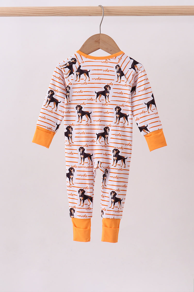 Tennessee Vols Bamboo Zipper Romper