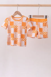 Tennessee Floral Checkered Bamboo Pajama Set