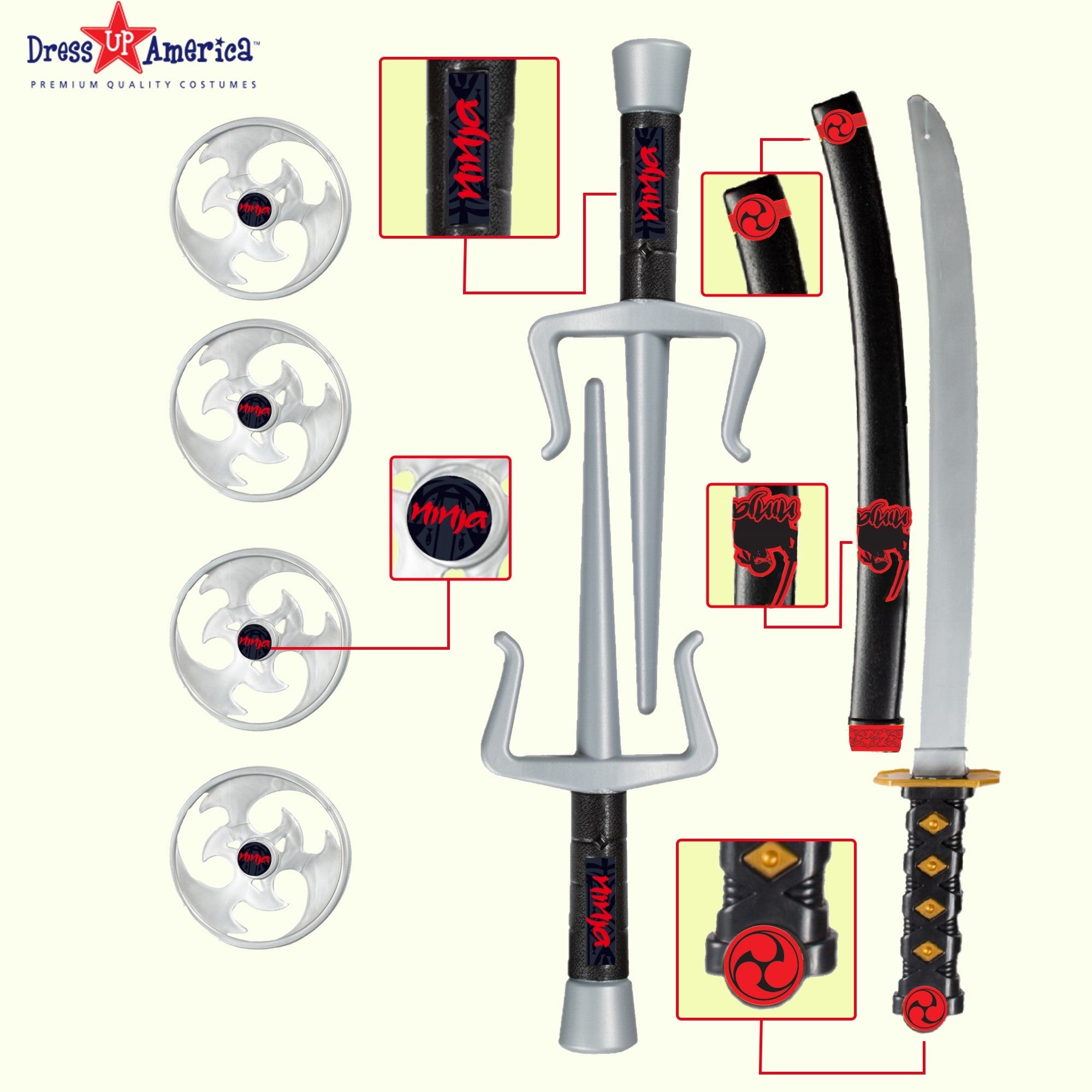 Ninja Role Play Accessory Set