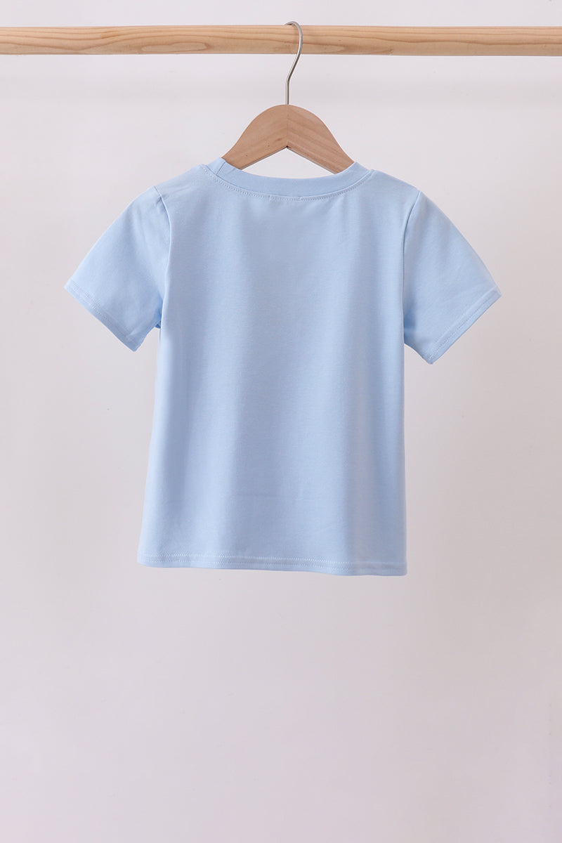 Blue Jack-o-lantern  Applique Top