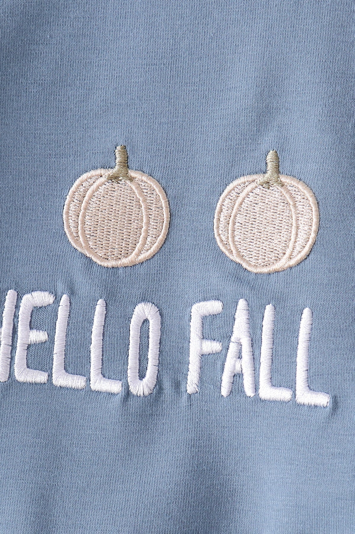 Blue Hallo Fall Y'all Pumpkin Shorts Set