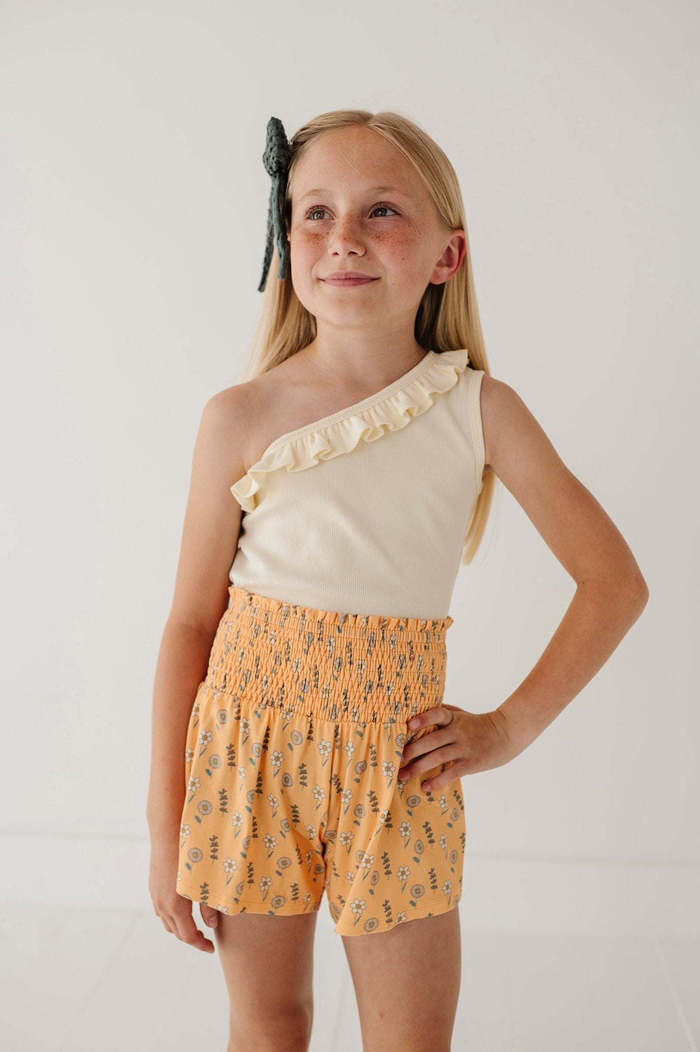 One-shoulder Ribbed Tank