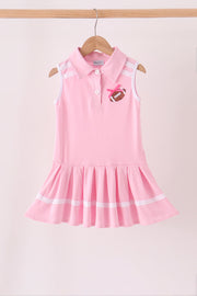 Pink Football Sequin Dress
