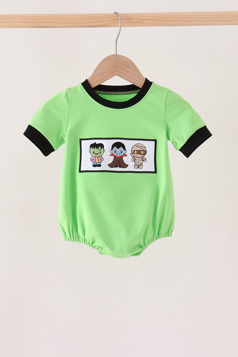 Green Embroidery Bubble