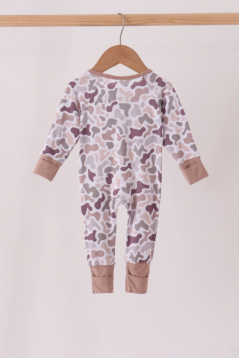 Camouflage Bamboo Romper