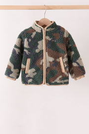 Forest Camouflage Fleece Jacket