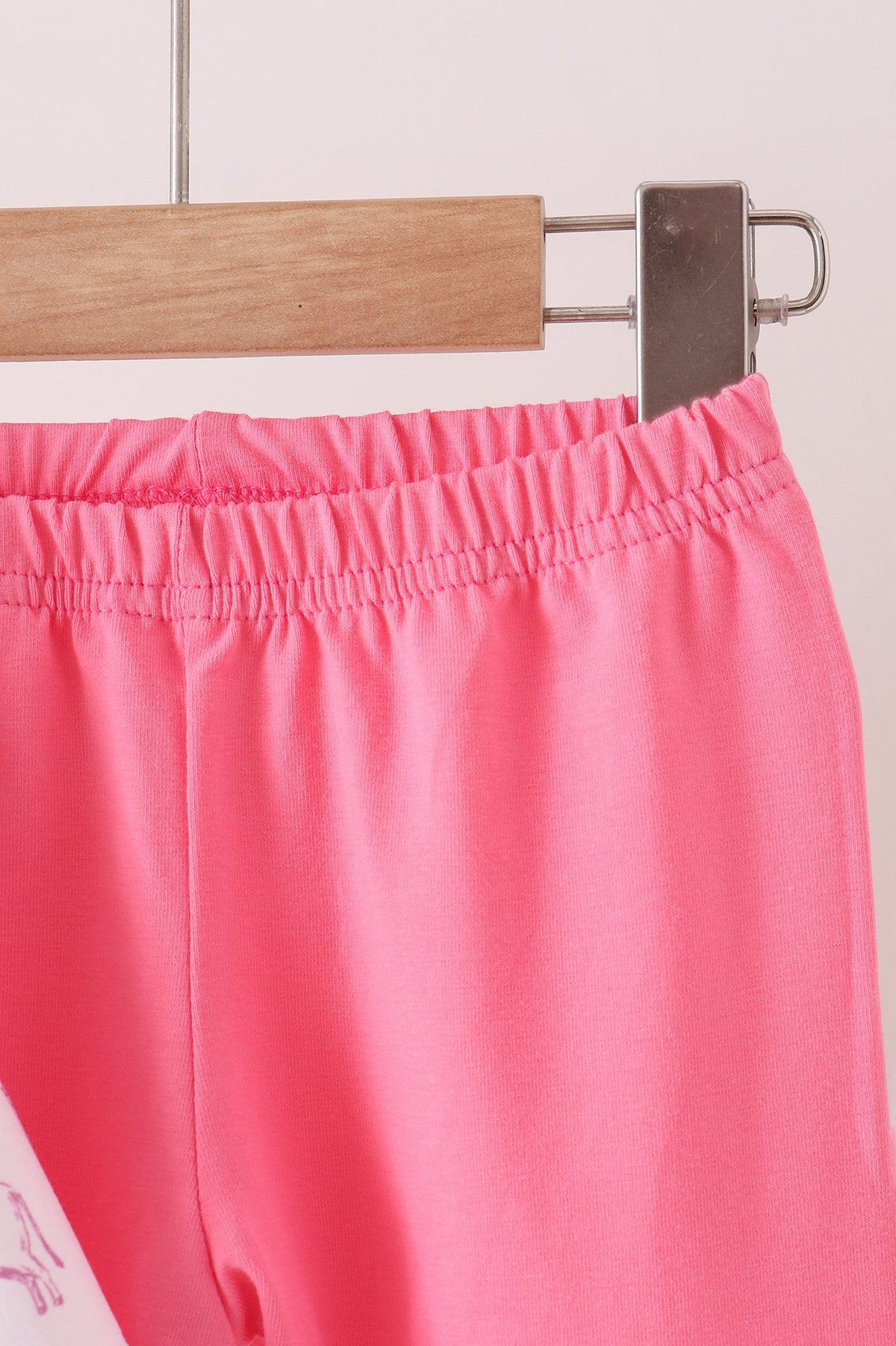 Pink Cowboy Boots Smocked Pants Set