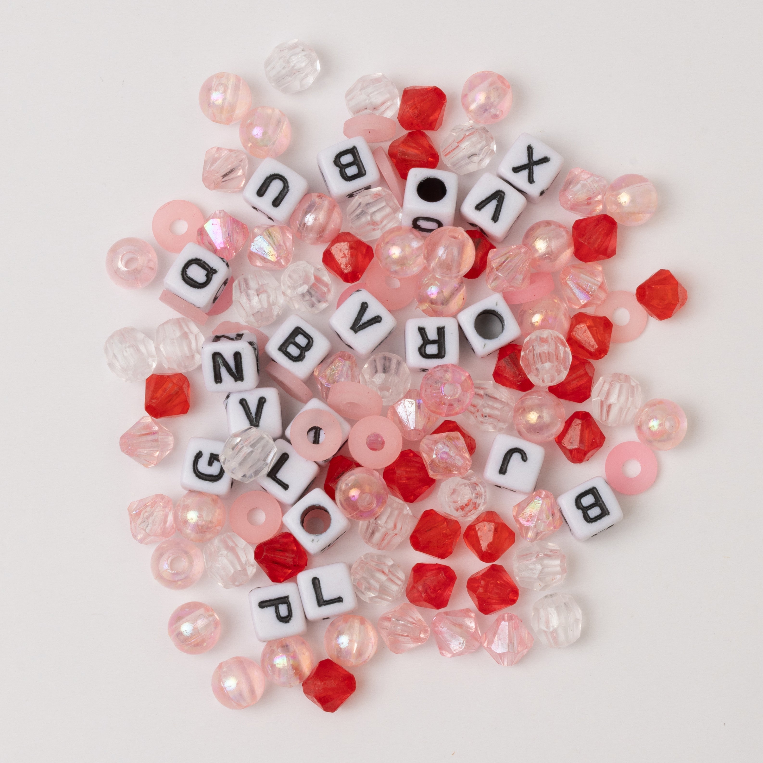 Sucker Lolipop Galentine's Diy Letter Bead Bracelet Kit