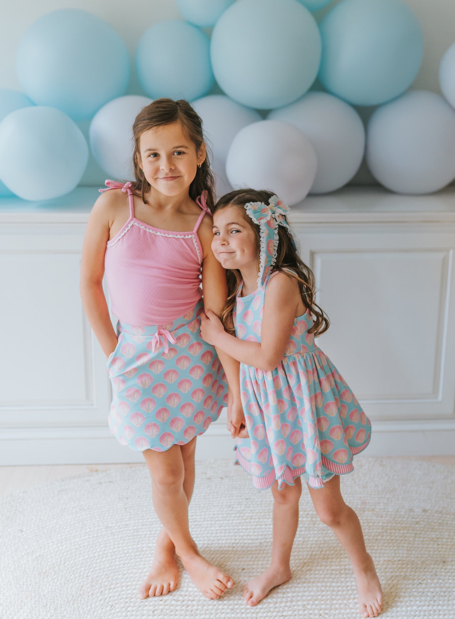 Serene Seashell Athletic Skort