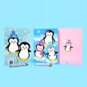 Penguin Coloring Books With Crayons Party Favors - Set Of 6 Or 12