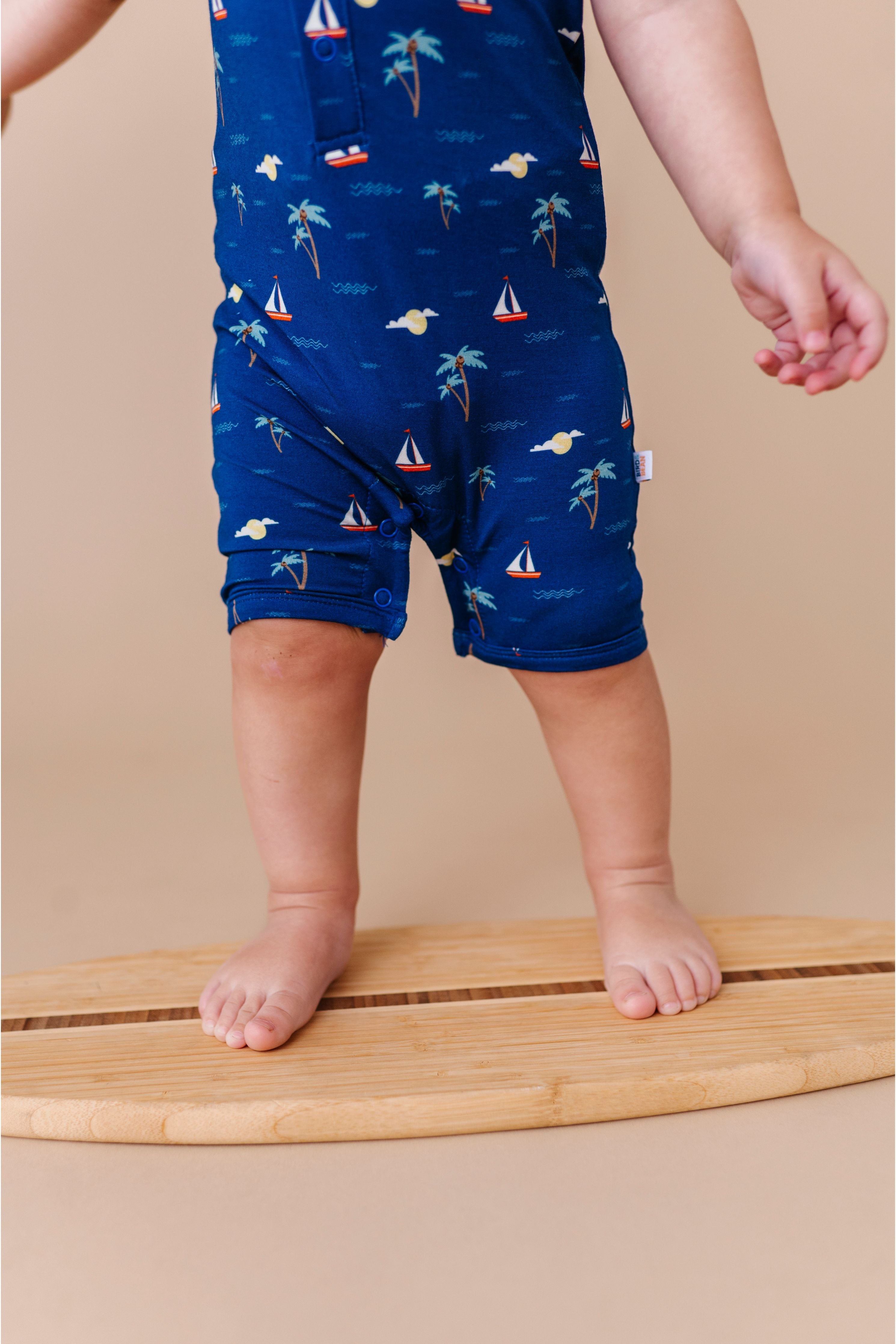 Sailor Sleeveless Romper