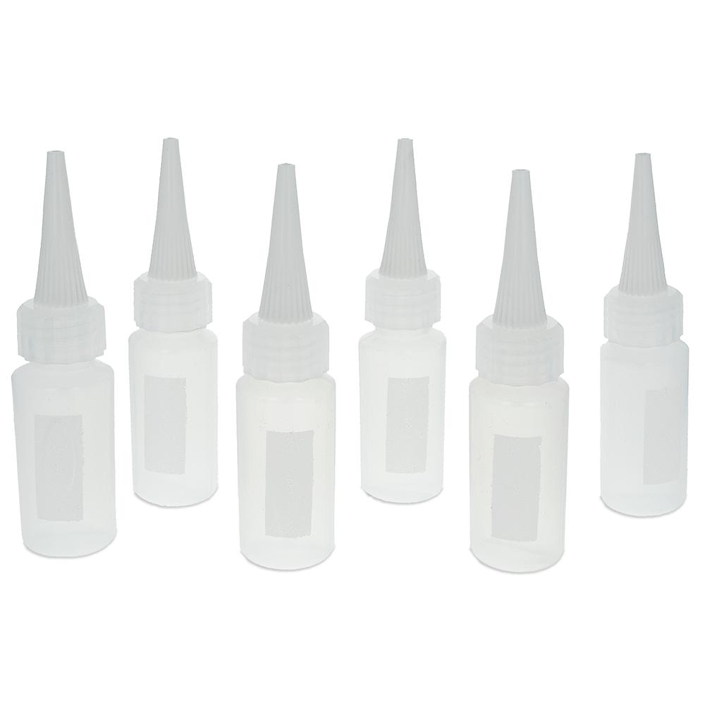 Set Of 6 Plastic Bottles For Liquids Application For Liquids Bottles 1 Oz