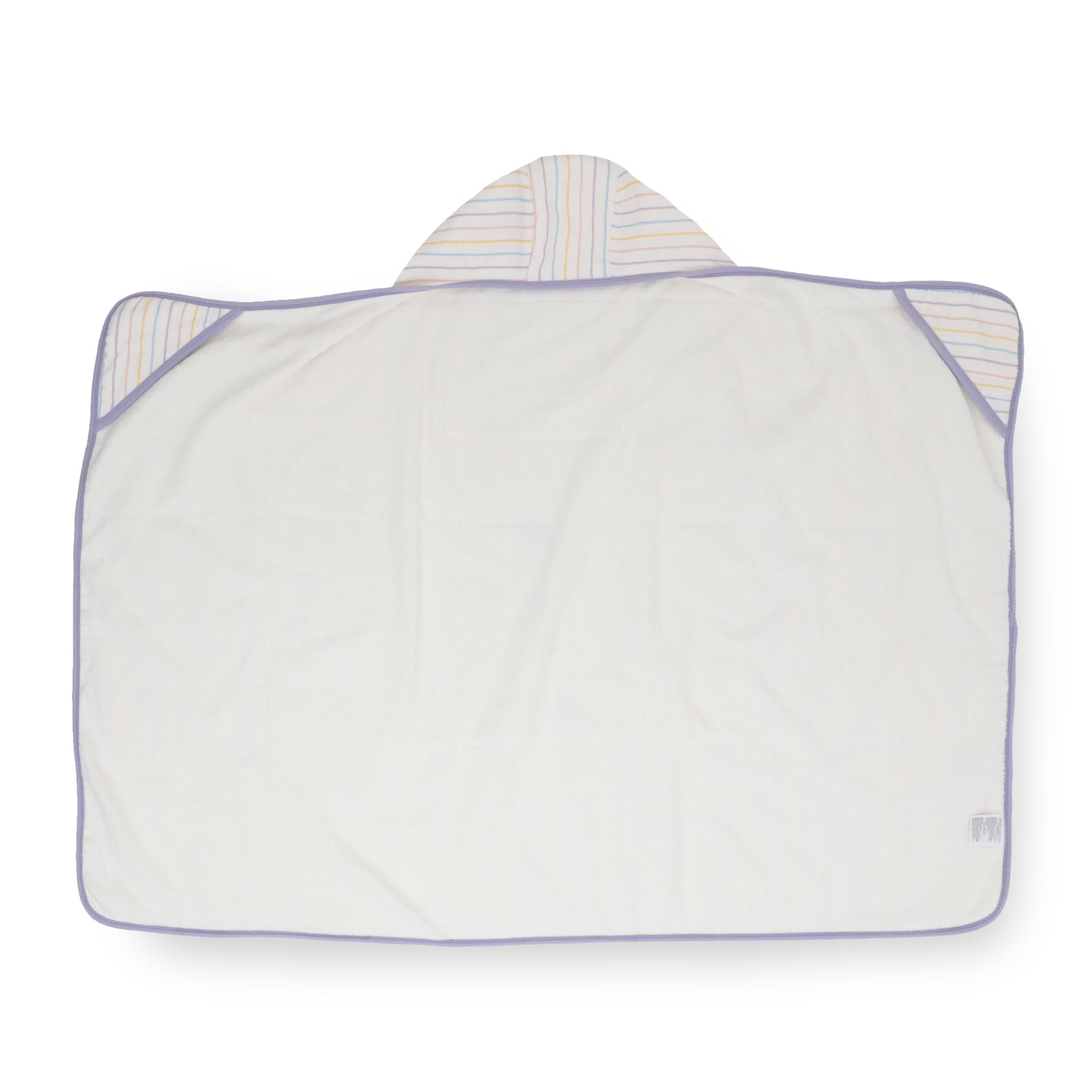 Toddler Hooded Towel - Unicorn Stripe