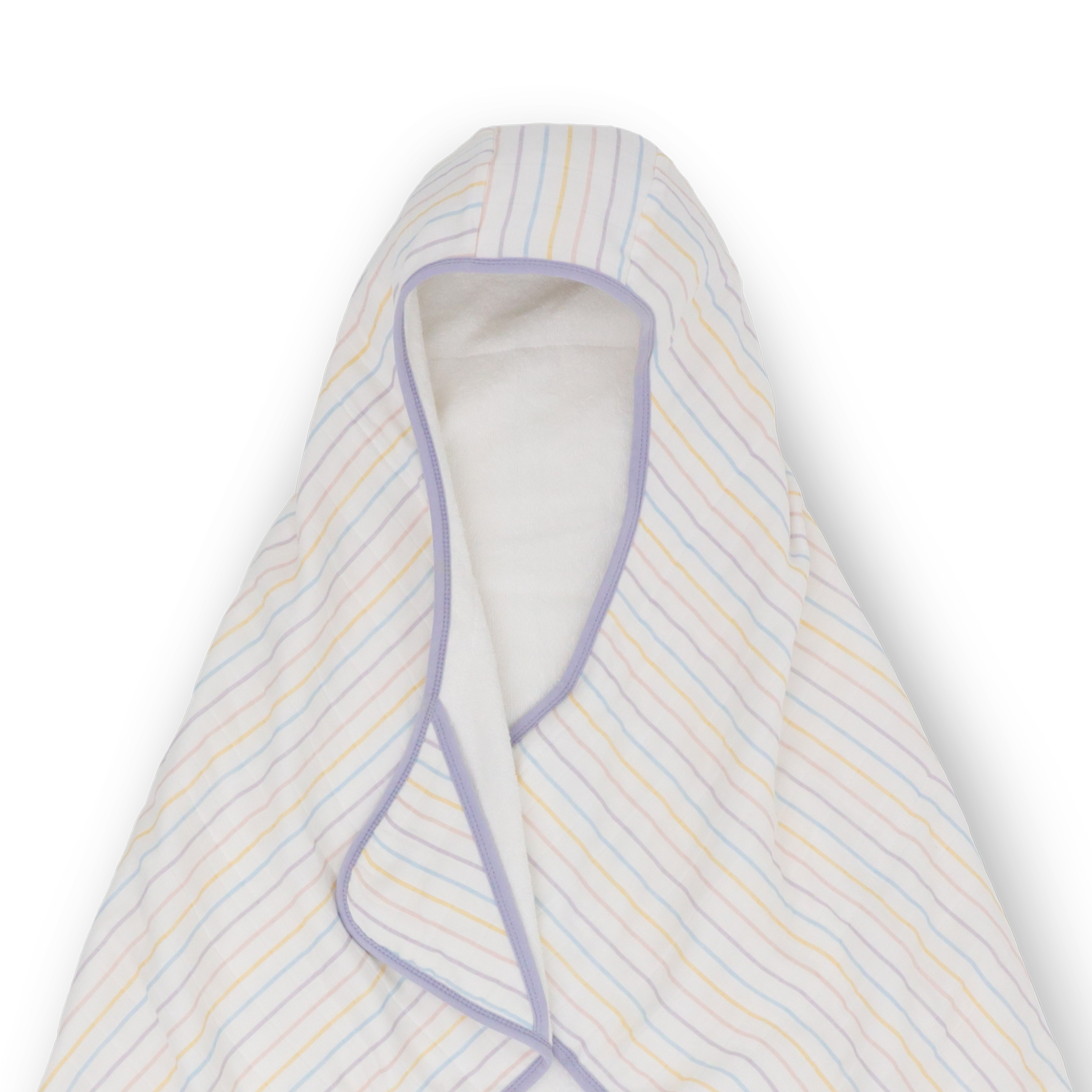 Toddler Hooded Towel - Unicorn Stripe