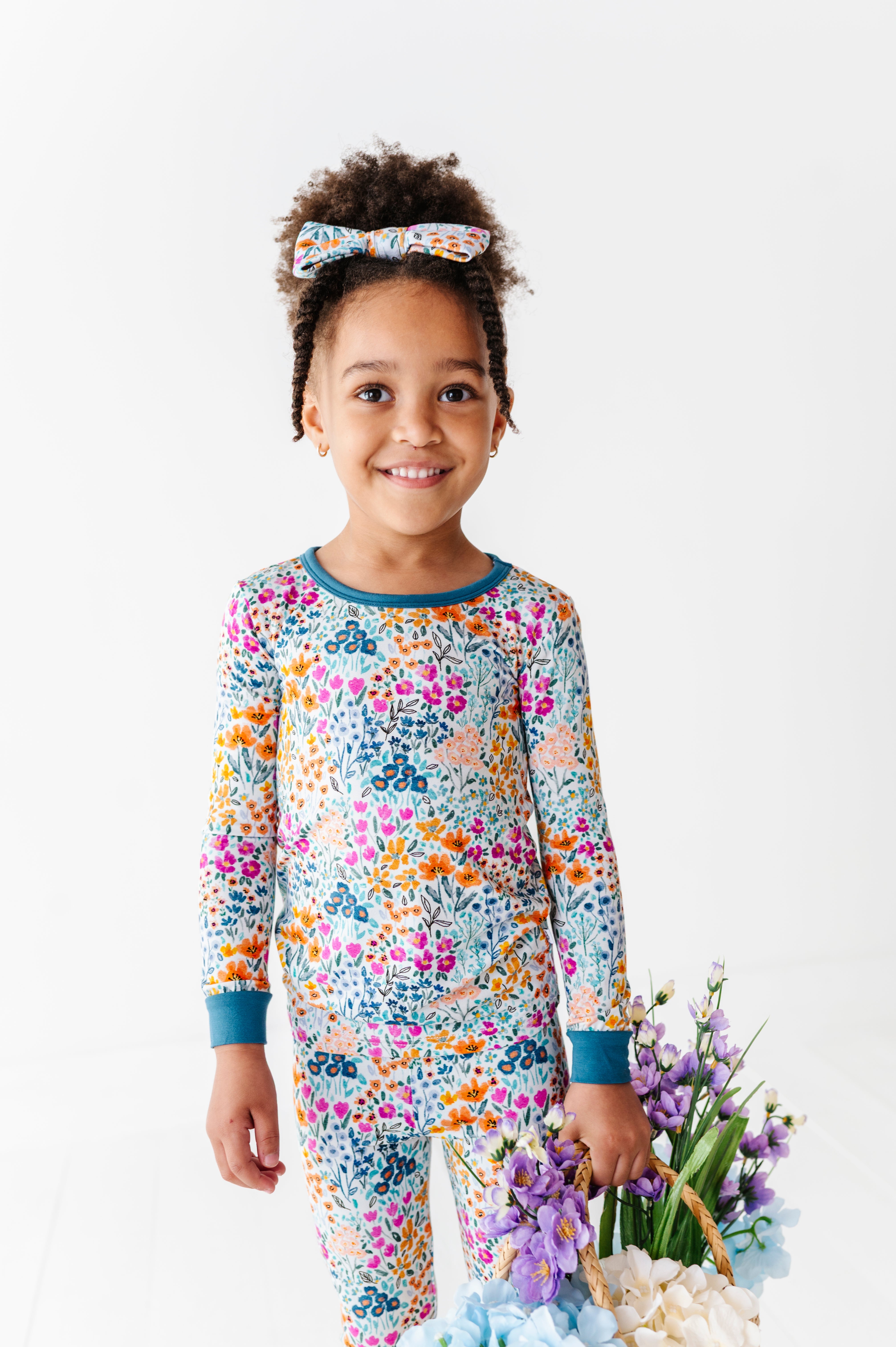 Whispering Wildflowers Long Sleeve Pj's