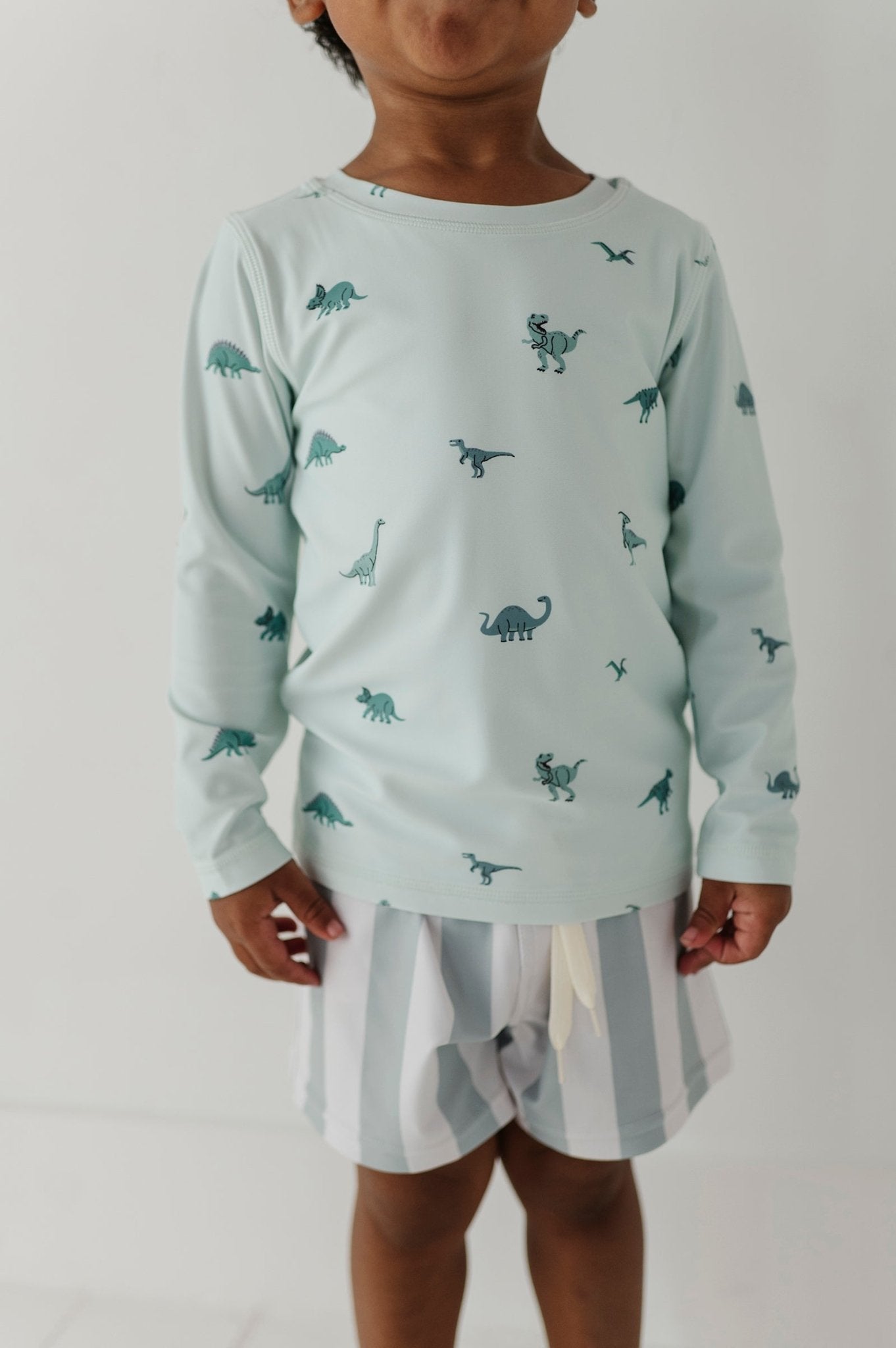 Boys Swim Shorts In Dinosaur