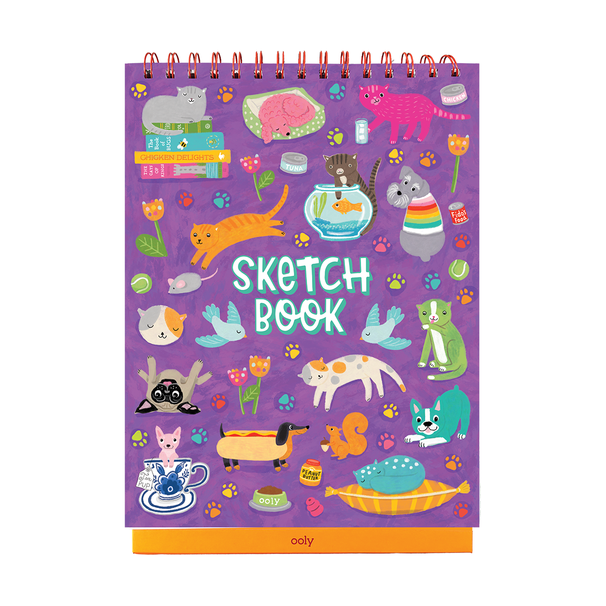 Sketch & Show Standing Sketchbook - Pets at Play by OOLY