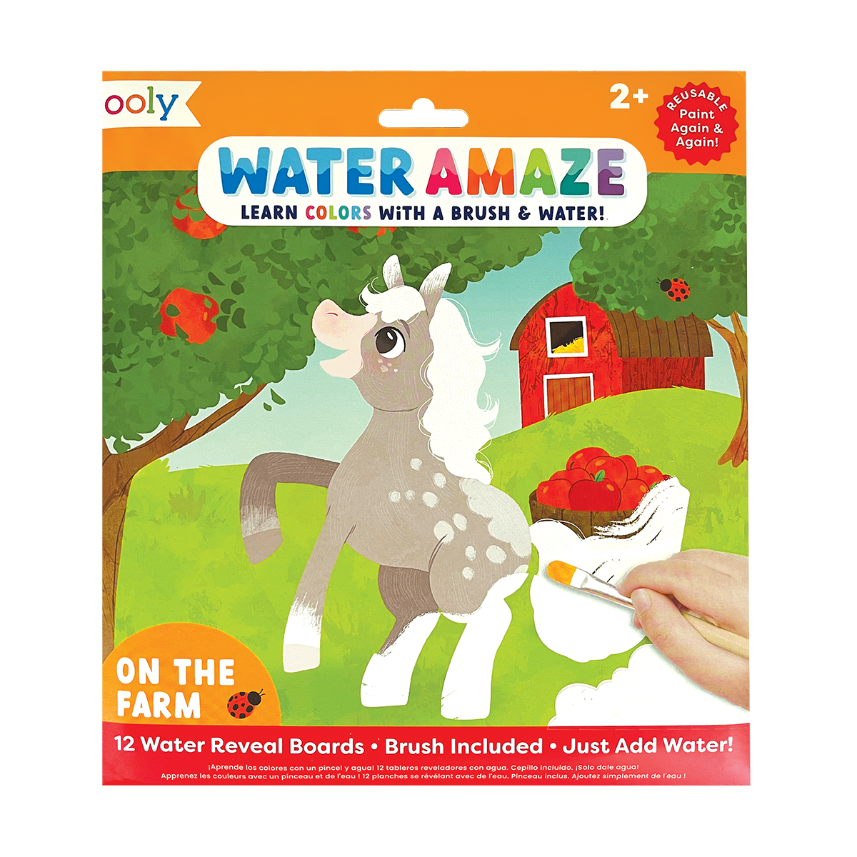 Water Amaze Water Reveal Boards - On The Farm by OOLY