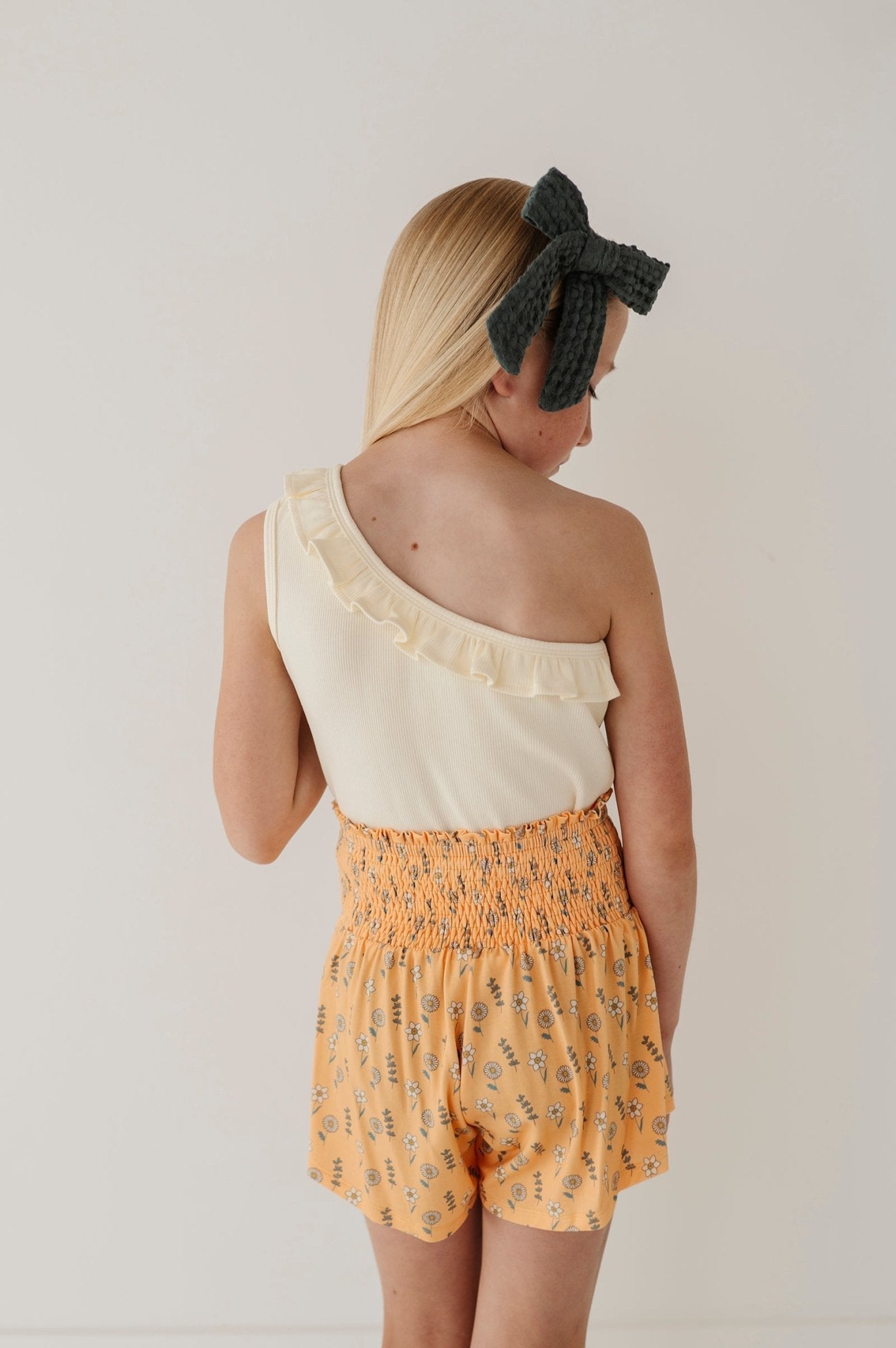 One-shoulder Ribbed Tank